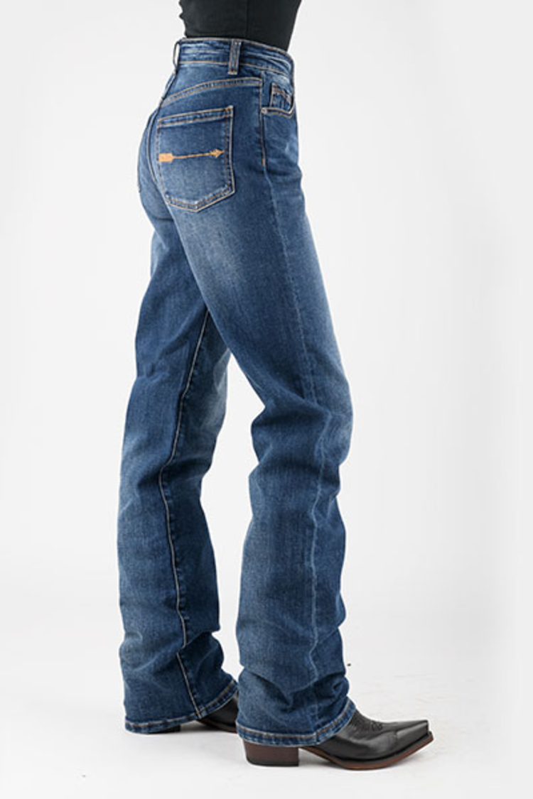 Stetson High Rise Straight Leg Arrow Jean