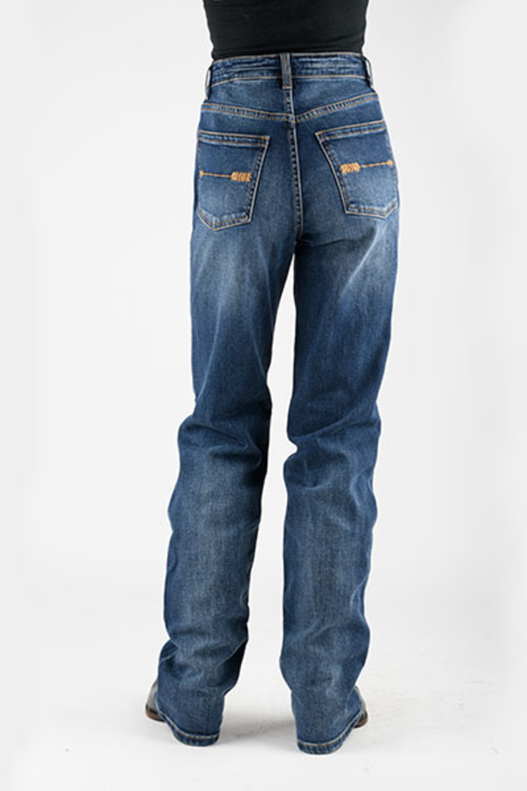 Stetson High Rise Straight Leg Arrow Jean