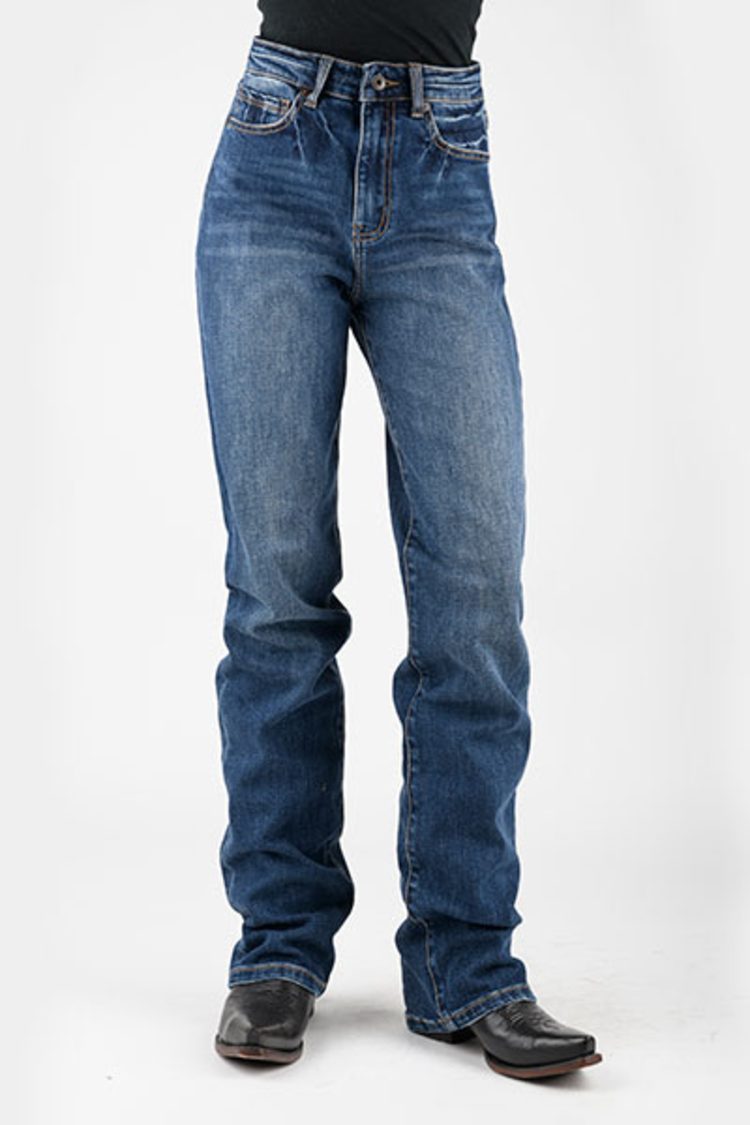 Stetson High Rise Straight Leg Arrow Jean