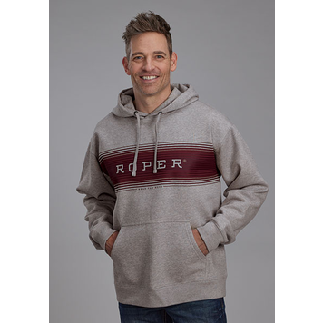 Roper Horizontal Logo Hoodie Grey