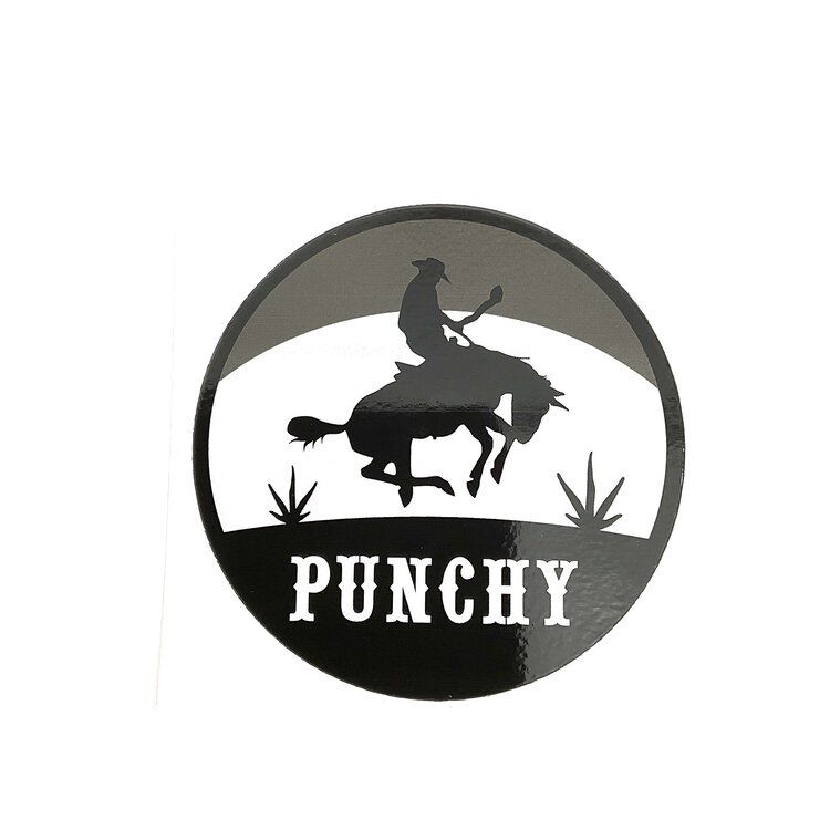 HOOey Punchy Sticker White/Black/Grey