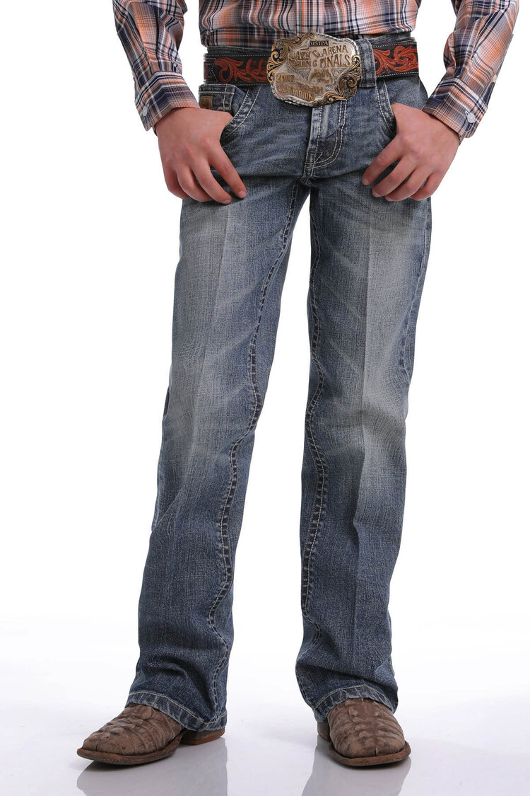 Cinch Boys Slim Fit Medium Wash Jean