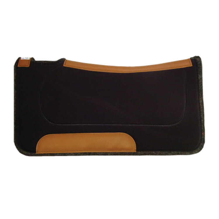 Diamond Wool Pad Company Contoured Ranch Pad 32x32 Black