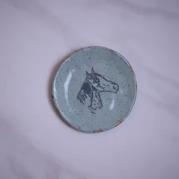 Mini Plate - Horse Equestrian