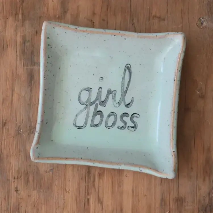 Square Dish - Girl Boss