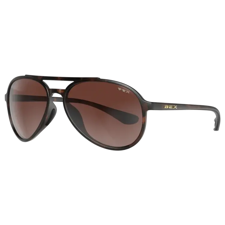 BEX Sunglasses WESLEY LITE Tortoise Brown/Brown/Silver