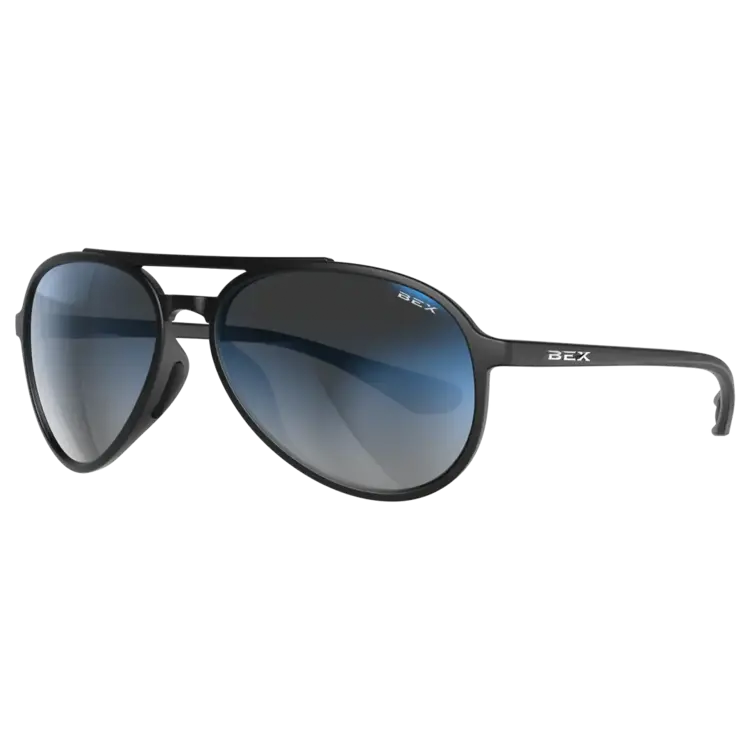 BEX Sunglasses WESLEY LITE Black/Grey/Blue Silver