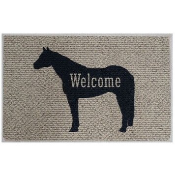 Shiloh Welcome Mat with Standing Horse