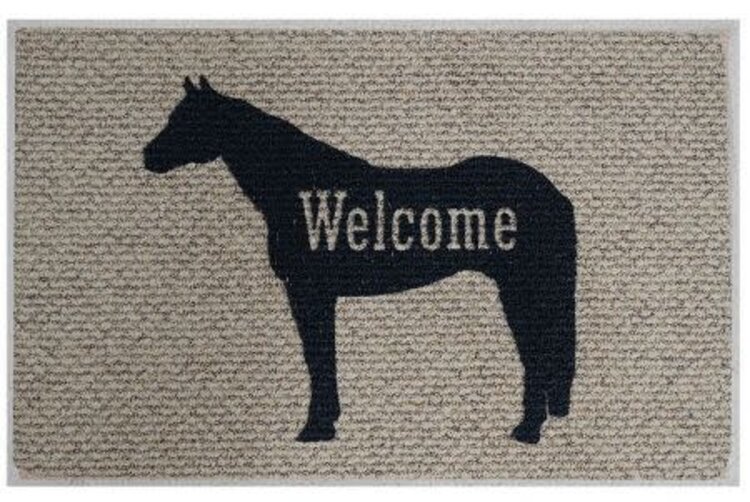 Shiloh Welcome Mat with Standing Horse