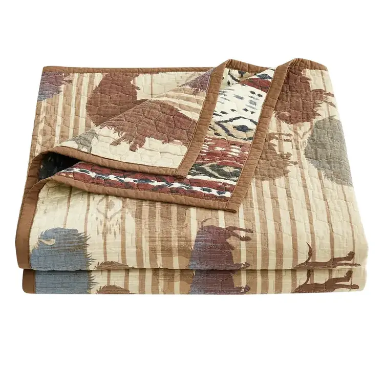 HiEnd Accents Home on the Range Reversible Quilt Set