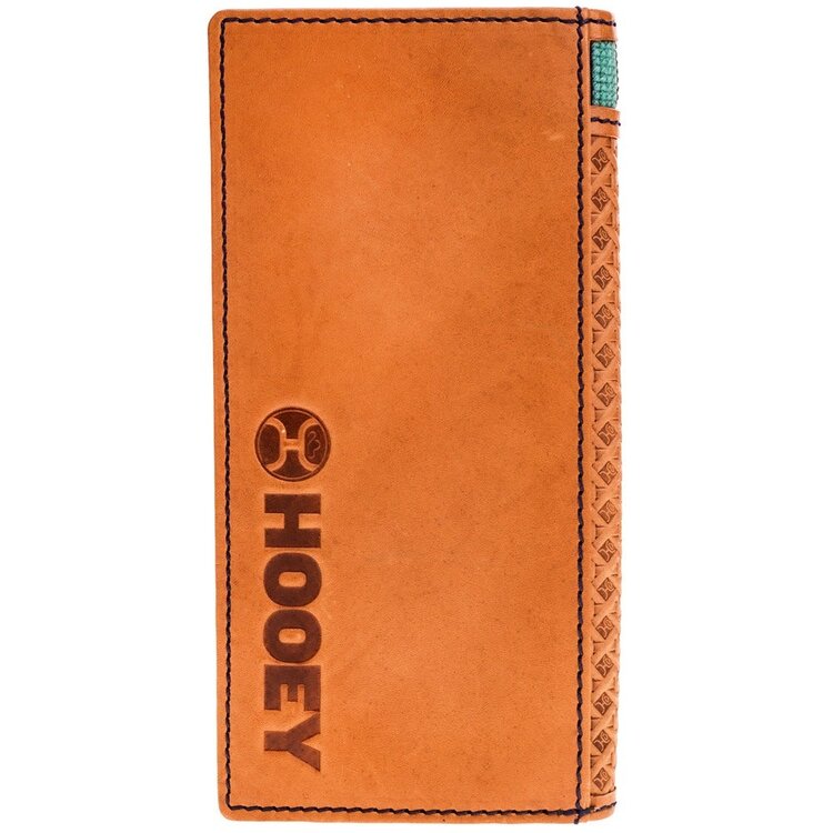 HOOey "Tarlo" Basket Weave Rodeo Wallet Tan/Serape