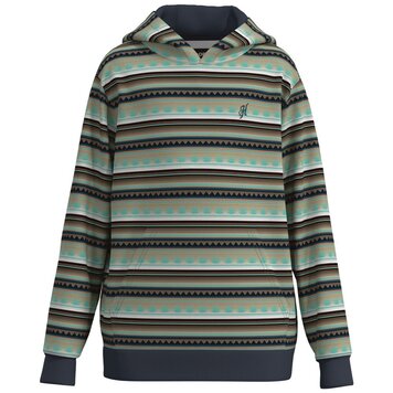 HOOey Mesa Youth Serape Hoodie Brown/ Black