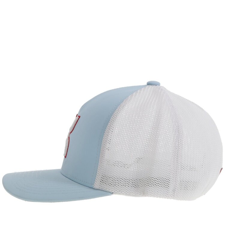 HOOey "Coach" Flexfit Light Blue/White