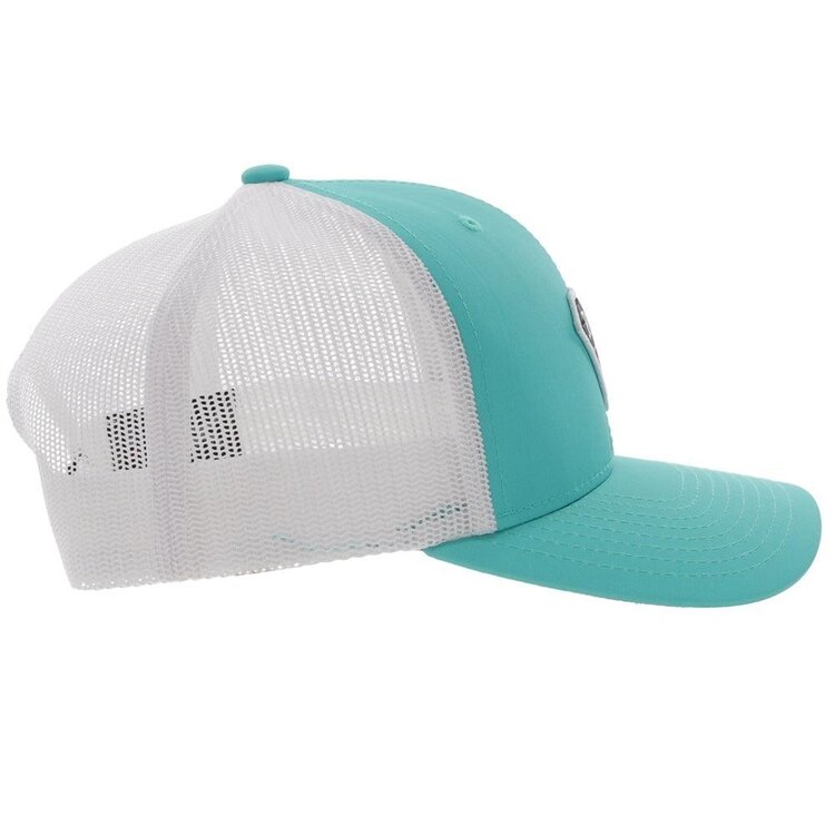 HOOey Youth RLAG Hat Turquoise/White