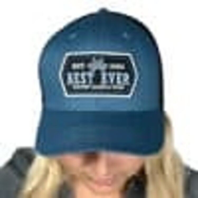 Best Ever Pads Pacific Blue with Black Mesh Trucker Hat