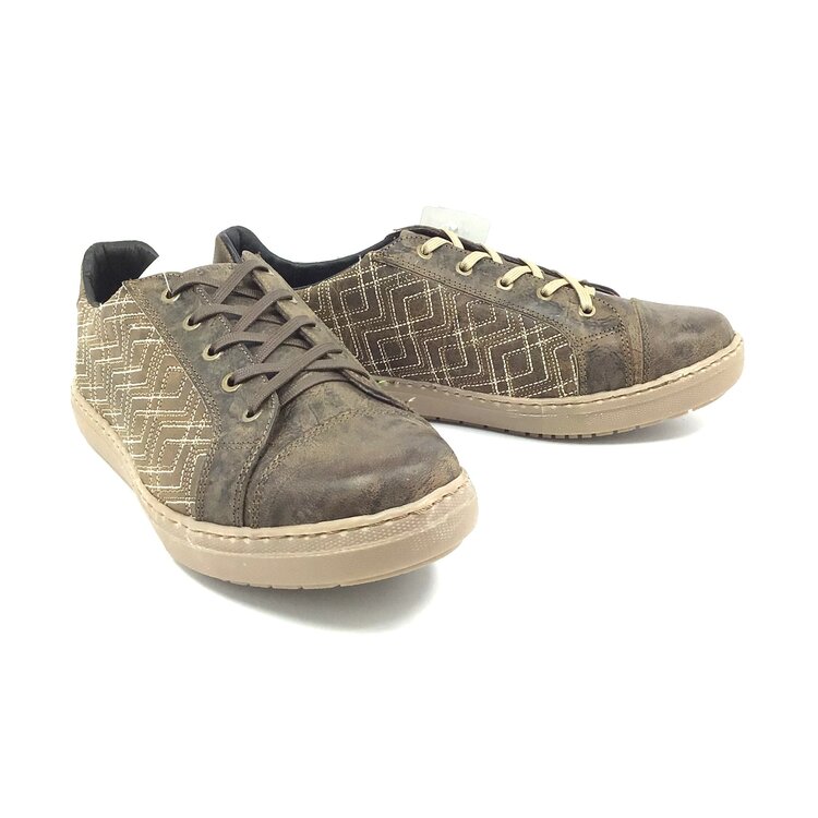 Tin Haul Straight Up Stitched Brown Leather Shoe