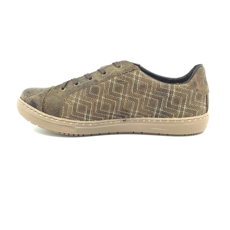 Tin Haul Straight Up Stitched Brown Leather Shoe