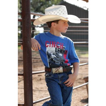 Cinch Boys Cinch Denim Tee Royal