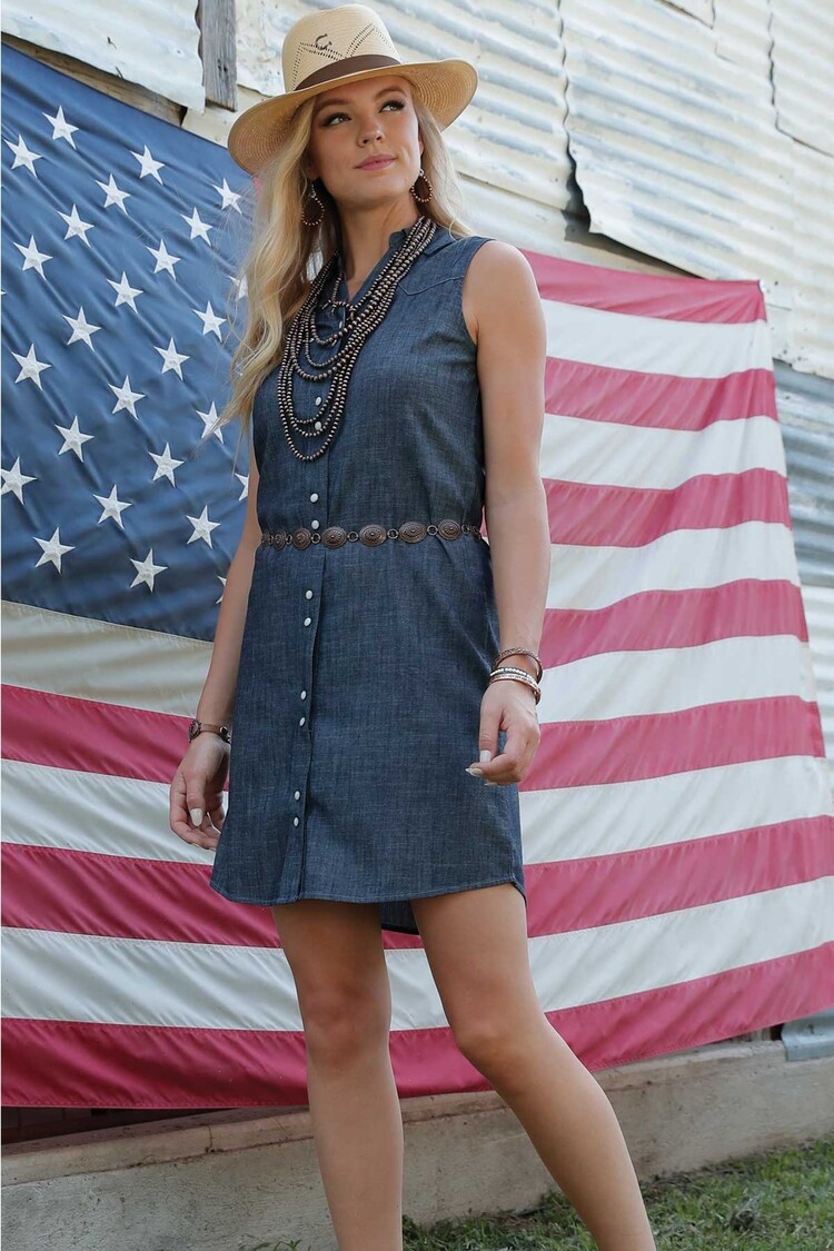 Cruel Denim Chambray Denim Dress