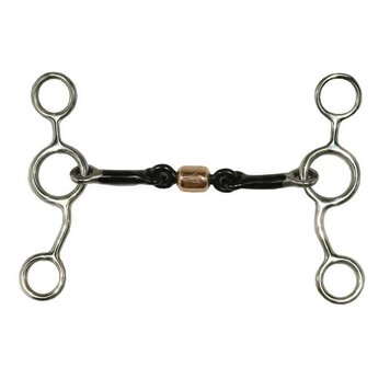 Metalab Junior Cow Horse Roller Gag Bit