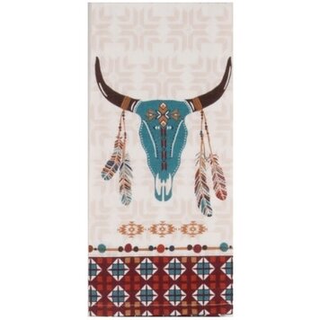 Kay Dee Designs Southwest At Heart Skull Tea Towel