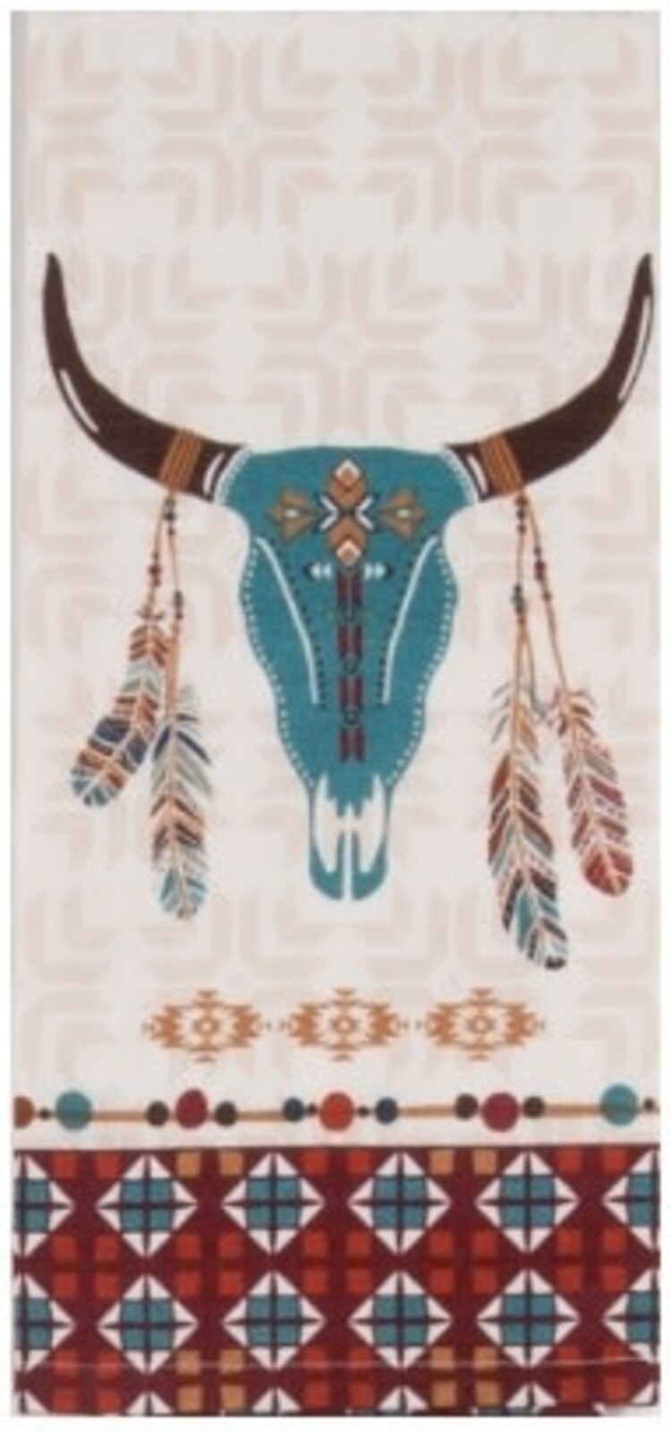 Kay Dee Designs Southwest At Heart Skull Tea Towel