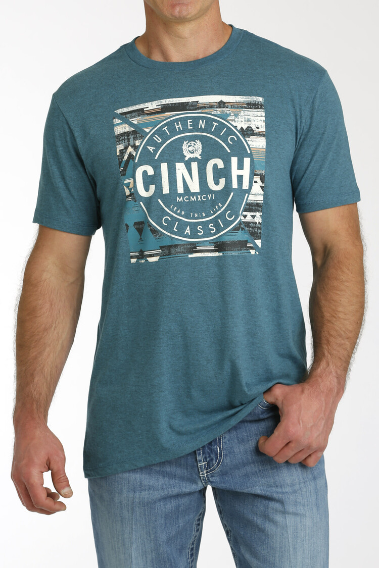 Cinch Authentic Classic Tee Teal