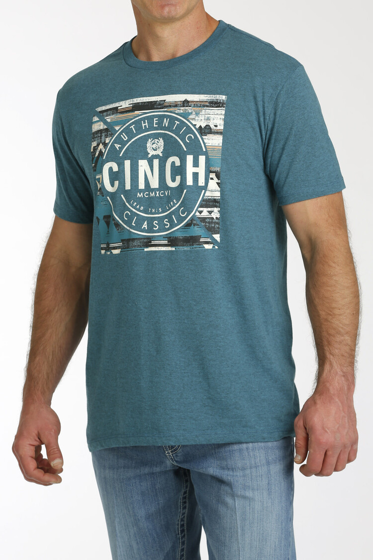 Cinch Authentic Classic Tee Teal
