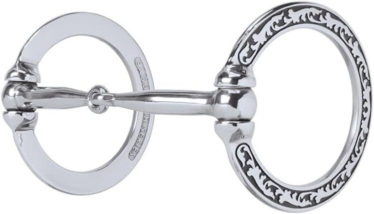 Weaver Leather JW Floral Engraved Snaffle