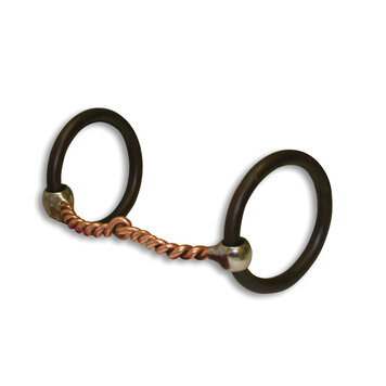 Professional's Choice Bob Avila Copper Twisted Snaffle