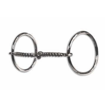 Professional's Choice BP O-Ring Twisted Wire Snaffle