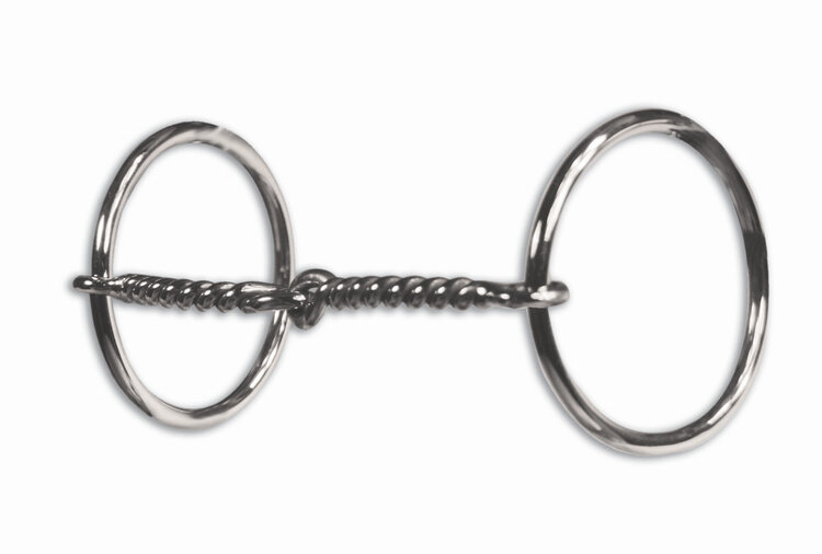 Professional's Choice BP O-Ring Twisted Wire Snaffle