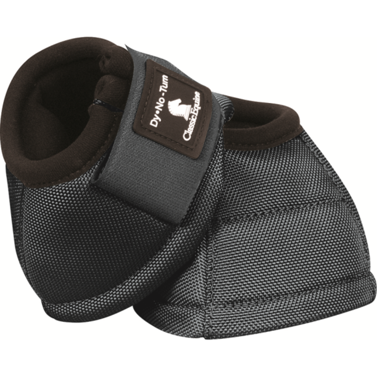 Classic Equine Dy-No Turn Bell Boots Black