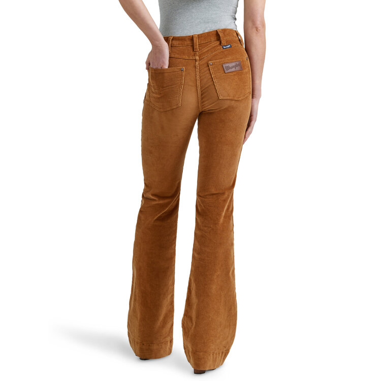 Wrangler Retro Bailey High Rise Corduroy Trouser Jean Lacey