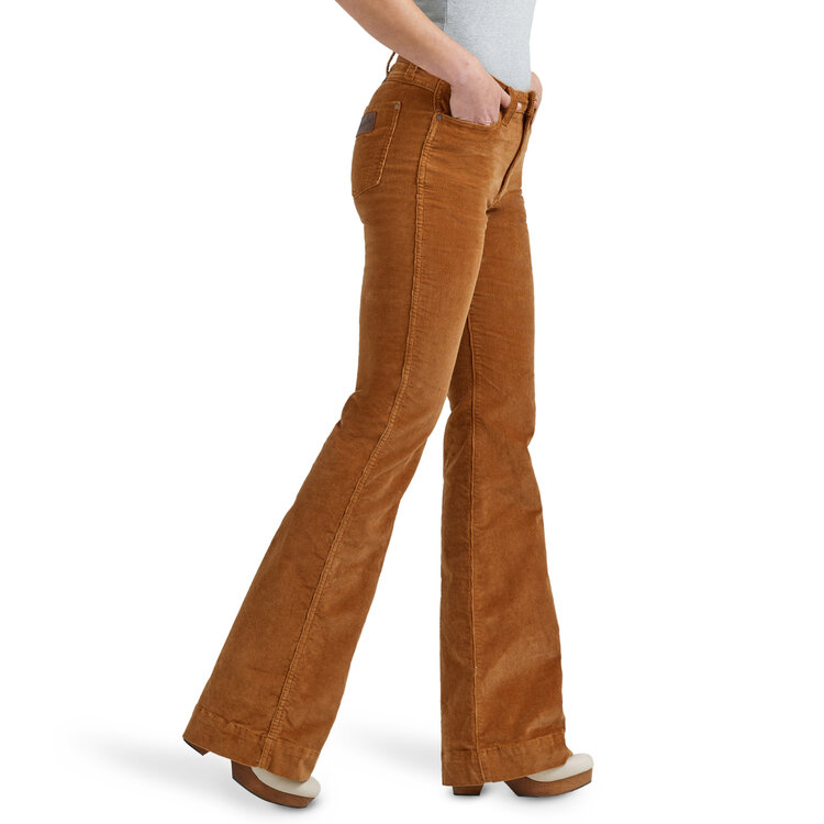 Wrangler Retro Bailey High Rise Corduroy Trouser Jean Lacey