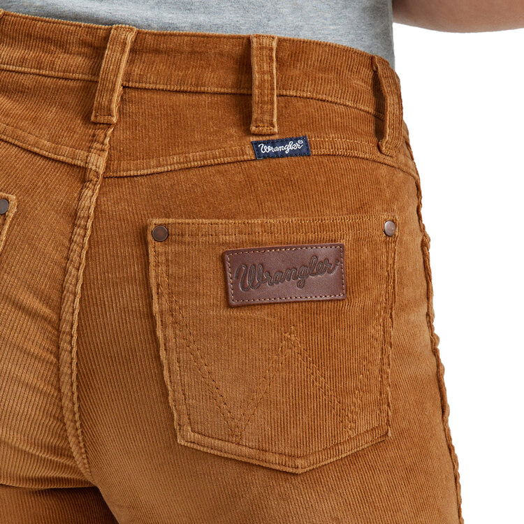 Wrangler Retro Bailey High Rise Corduroy Trouser Jean Lacey