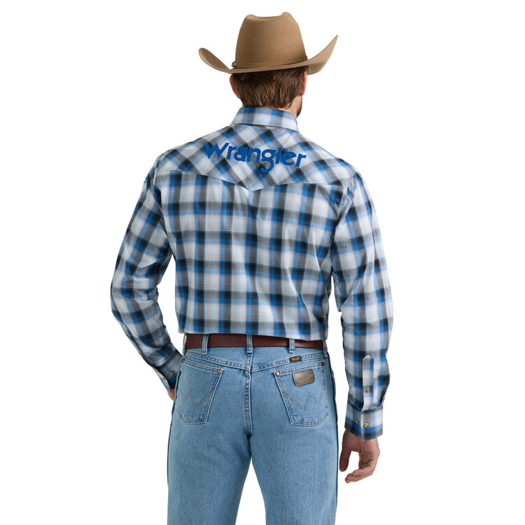 Wrangler Western Logo Shirt Aegean