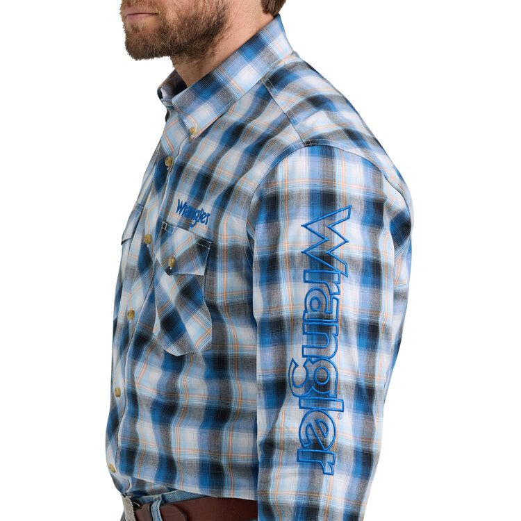 Wrangler Western Logo Shirt Aegean