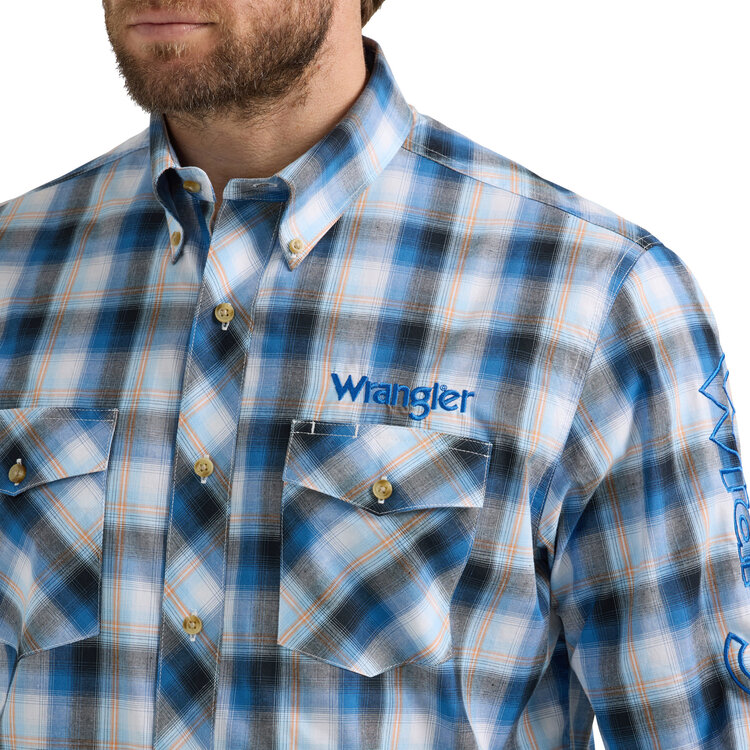 Wrangler Western Logo Shirt Aegean