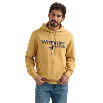 Wrangler Animal Logo Hoodie Pale Gold