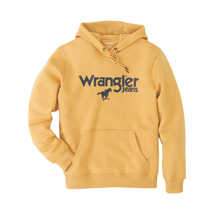 Wrangler Animal Logo Hoodie Pale Gold