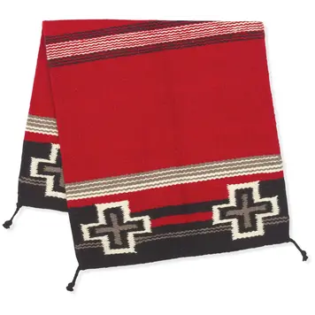 El Paso Saddleblanket Extra Heavy 32"x64" Saddle Blanket Red/Black