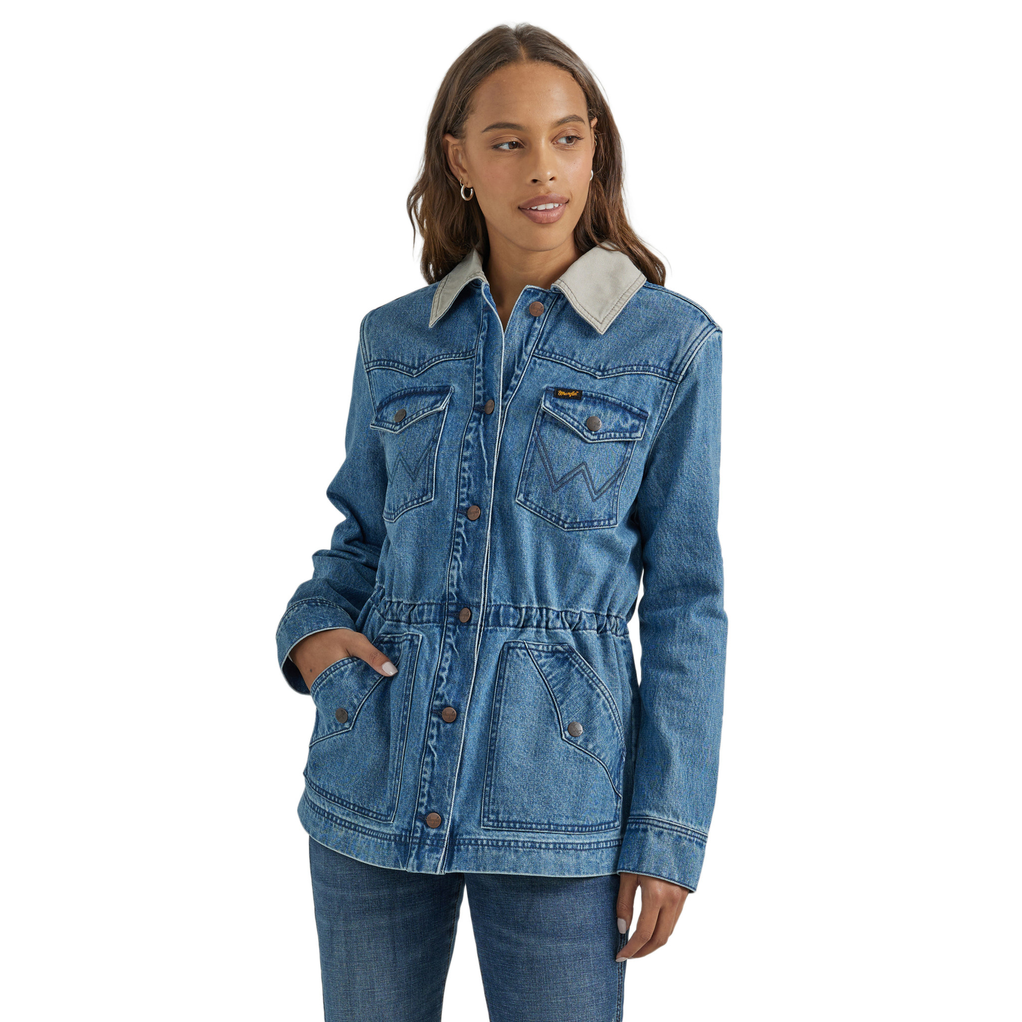 Wrangler canvas jacket sale