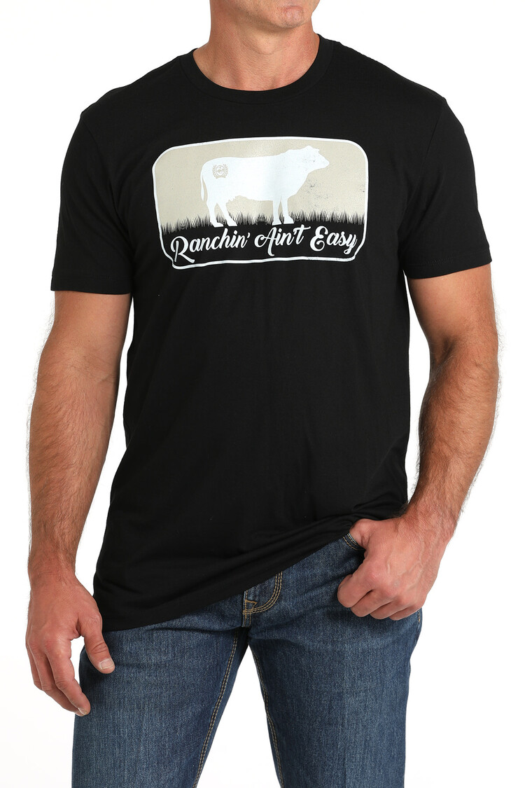 Cinch Men's Ranchin' Ain't Easy Tee