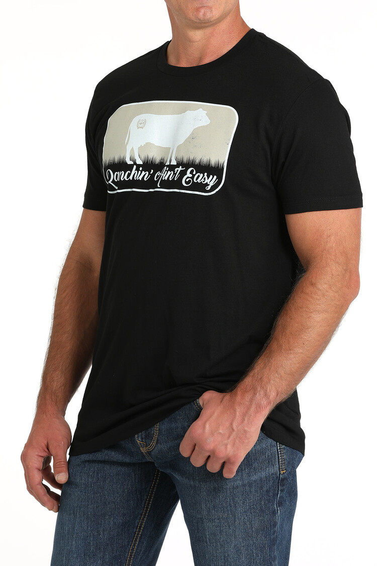 Cinch Men's Ranchin' Ain't Easy Tee