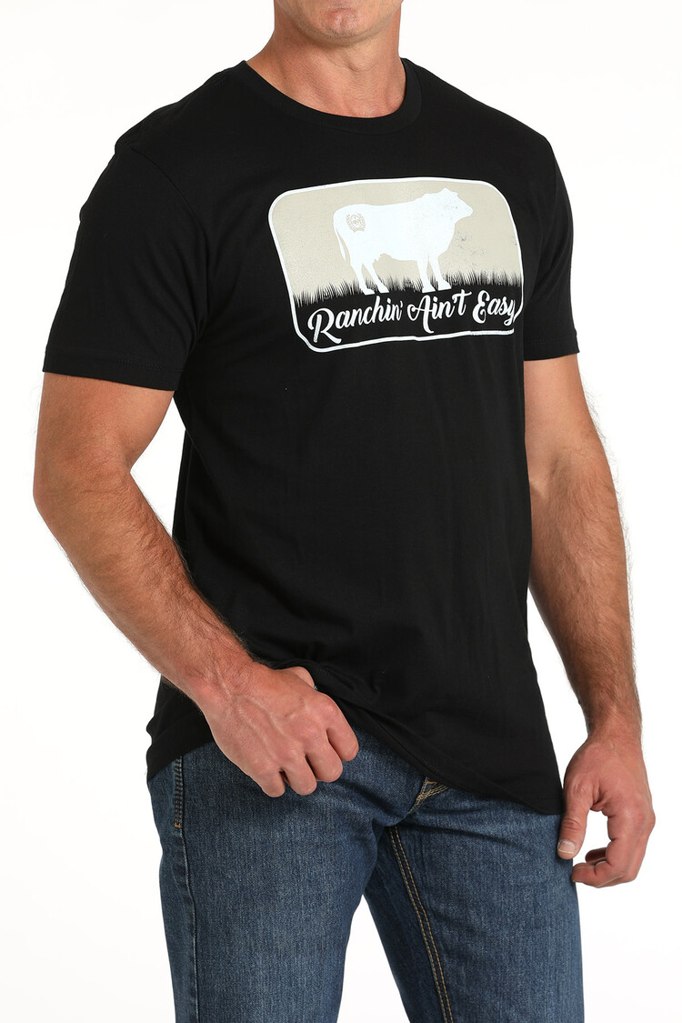 Cinch Men's Ranchin' Ain't Easy Tee