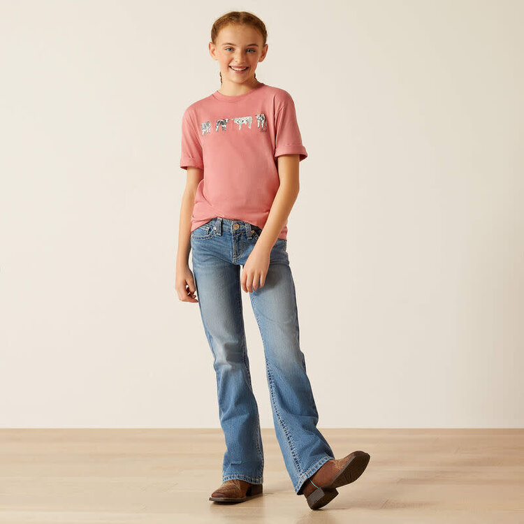 Ariat Girls Mini Cow Squad T-Shirt