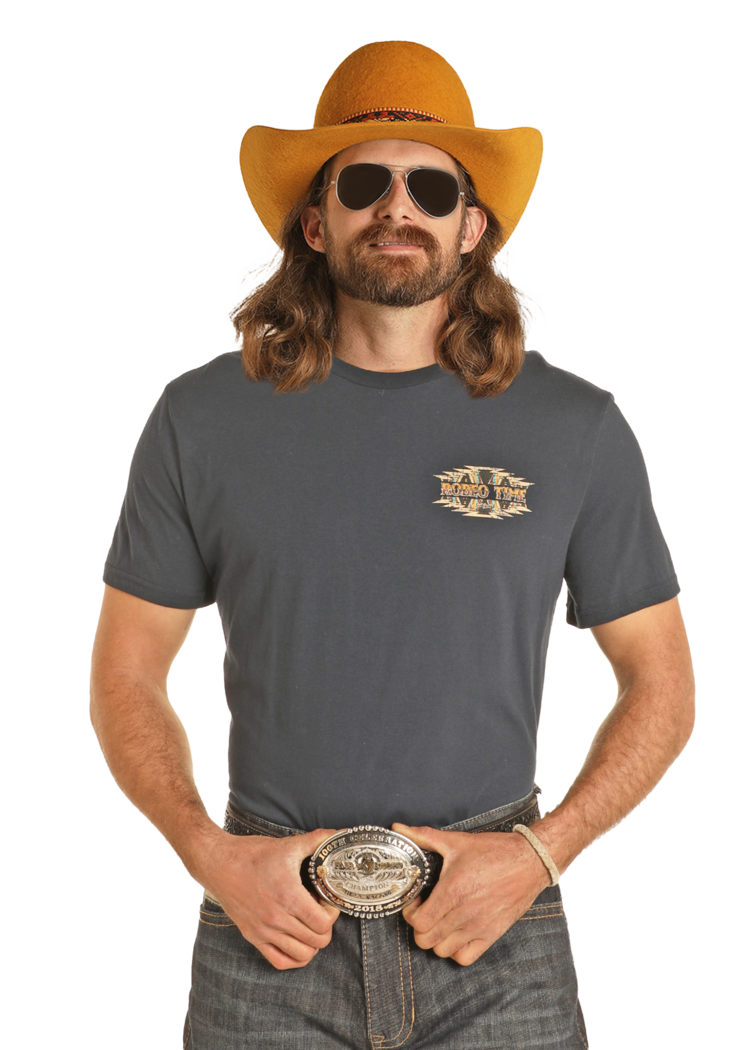 Dale Brisby Rodeo Time Tee Navy