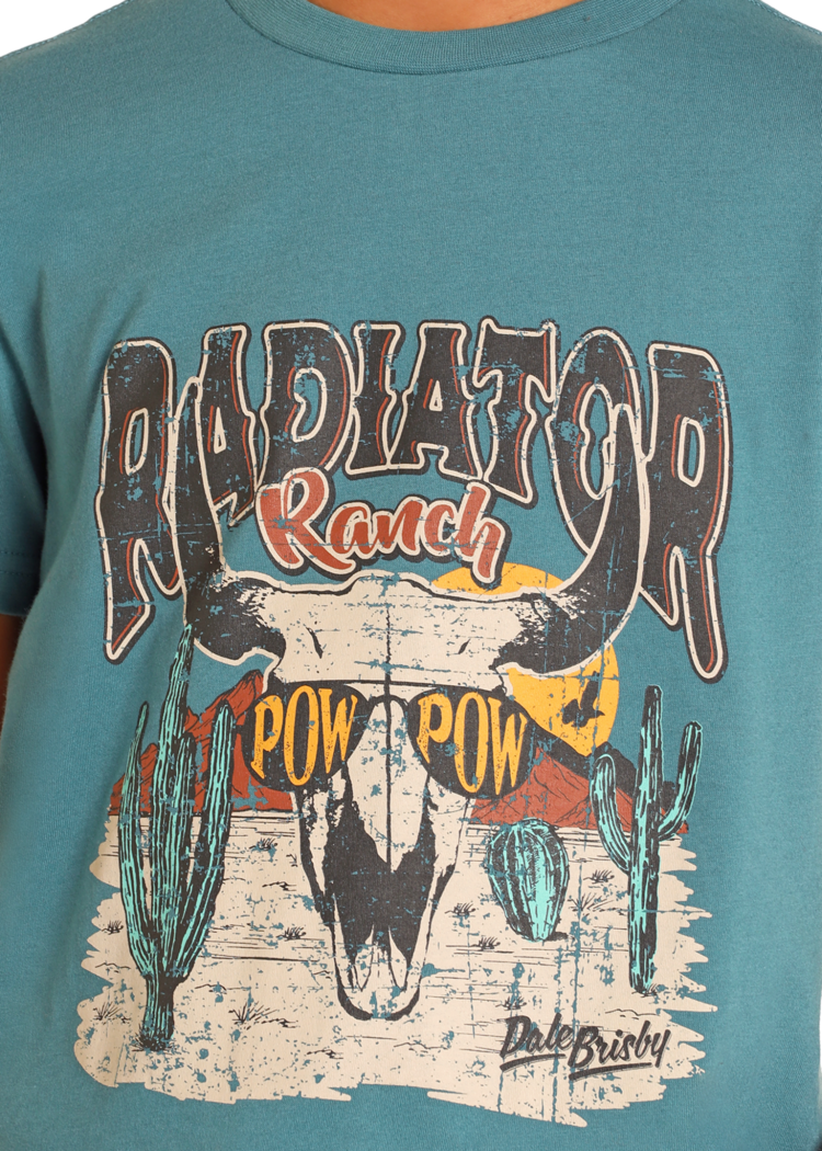 Dale Brisby Boys Radiator Ranch Graphic Tee Teal