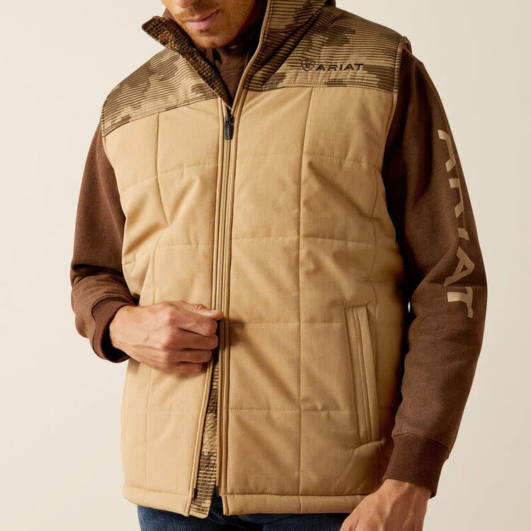 Ariat Crius Insulated Vest Cornstalk Heather